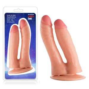 Dildo de Dos Cabezas 18 Cm Largo x 3.5 Cm Ancho DOUB14