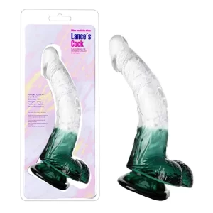 Dildo Bicolor de 20 cm Largo x 3.8 cm Ancho - 8 Pulgadas