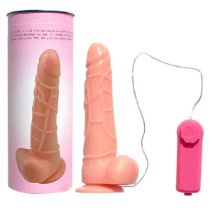 Dildo Vibrador 18 cm Largo x 3 cm Ancho Essential Vibrator Cock 7" ESSE41