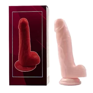 Dildo de 19 cm Largo x 4.5 cm Ancho - 7 Pulgadas Jelly Fun Flex Dong Medium JELL155