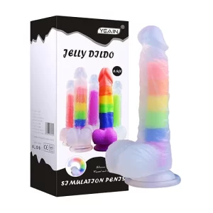 Dildo de 19 cm Largo x 4 cm Ancho - 7 Pulgadas Liquid Silicón LIQU70