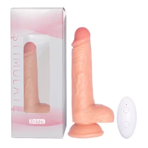 Dildo Vibrador a Control Remoto M 22 cm Largo x 4 cm Ancho M DI122