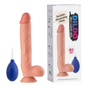 Dildo de 21 cm Largo x 4.5 cm Ancho - 8 Pulgadas Realistic Eyaculating REAL140