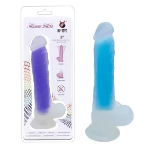 Dildo Silicón de 20 CM Largo x 4 CM Ancho - 8 Pulgadas SILI164