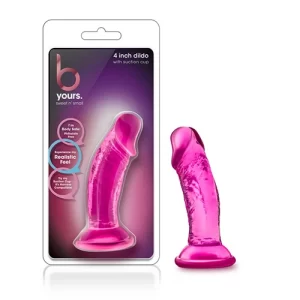 Dildo de 10 cm Largo x 4.4 cm Ancho - 4 Pulgadas Sweet N' Small con Ventosa Rosa SWEE89