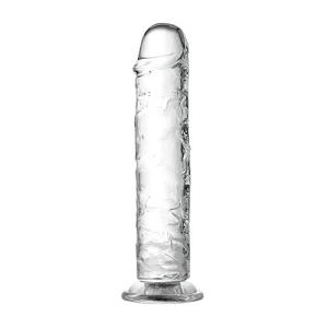 Dildo Trasparente de 21 cm Largo x 4 cm Ancho - 8 Pulgadas TRAS52