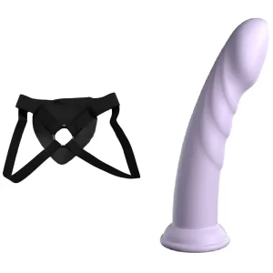 Kit Dildo y Arnés Económico 21 cm Largo x 3.9 cm Ancho PD5388-12 Super Eight Strap-on 21 C9597