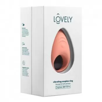Anillo Vibrador para el Pene con Aplicación para Celular- Lovely Vibrating Couples Soft Pink ANIL9030