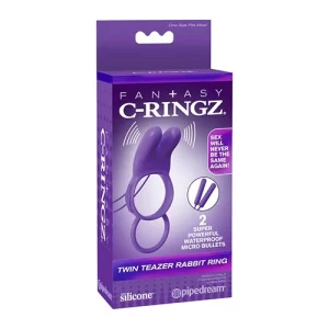 Anillo Vibrador para el Pene Twin Teazer Rabbit Ring ANIL9165