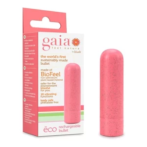 Bala Vibradora Sexual Eco Rechargeable Bullet Coral Blush Novelties BALA9042