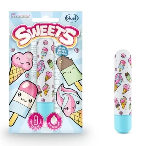 Bala Vibradora Sexual Mini Sweet Cream Blue BALA9349