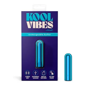 Bala Vibradora Sexual Kool Vibes Blueberry Blush Novelties BALA9633