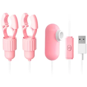 Bala Vibradora Sexual Pink Rabbit Nipple Clip Sucking Lilo BALA9934