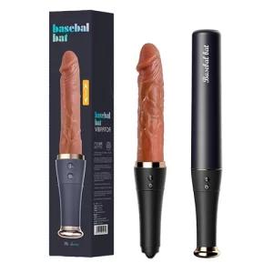 Dildo Vibrador BASEBALL BATS PREMIUM 19 cm Largo x 4 cm Ancho BASE184