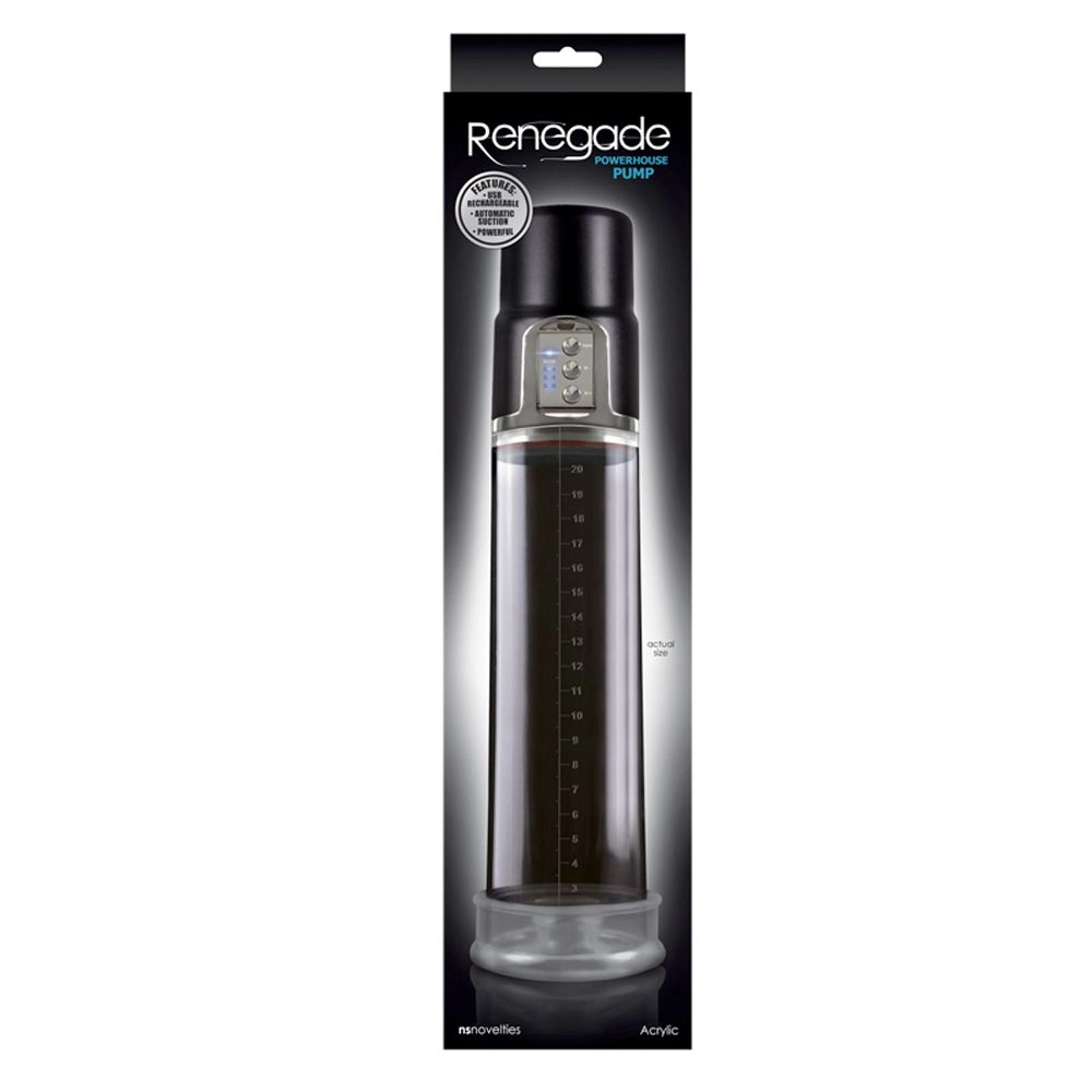 Bomba de Vacío para el Pene Automática RENEGADE POWERHOUSE Penis Pump BOMB9236
