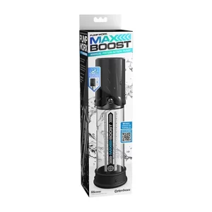 Bomba de Vacío para el Pene Automática Max Boost Black Clear PIPEDREAM Penis Pump BOMB9490
