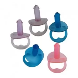 Chupones de Plástico con Forma de Pene BX COLOR SEGUN EXISTENCIAS CHUP9011