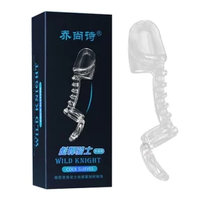 COCK SLEEVES WILD KNIGHT TRANSPARENT COCK9014