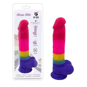 Dildo de 20 cm Largo x 3.5 cm Ancho - 8 Pulgadas COLORFUL DONG COLO114