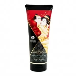 Crema para Masaje Comestible Sabor Vino espumoso de fresa Kissable Massage Cream Sparkling Strawberry Wine CREM9177