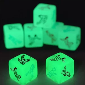 Dado Sexual Floresente de 6 Lados DADO FLUORESCENTE DADO9128