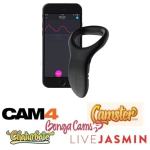 Diamo Lovense - Cómodo Anillo Vibrador Bluetooth para el Pene con Aplicación para Celular DIAM9670