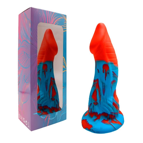 Dildo Mutante de Fantasía de Silicón Flexible Delfin 23 cm Largo x 4.7 cm Ancho - 9 Pulgadas DOLPHIN DOLP155