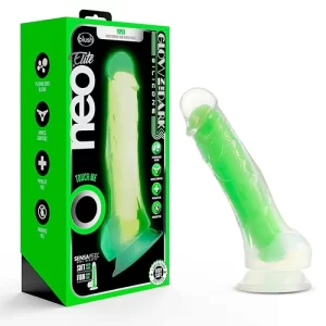 Dildo de 17 cm Largo x 3.8 cm Ancho - 7 Pulgadas Glow in the Dark Viper Blush Novelties GLOW36