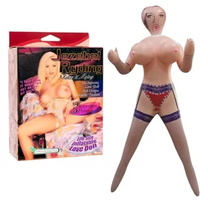 Jezebel Ryding Doll Takes it Lying Anime Muñeca Sexual Inflable JEZE9679