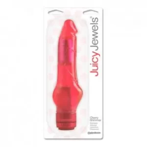 Dildo Vibrador 29 cm Largo x 4 cm Ancho Juicy Jewels Cherry Shimmer Red JUIC149