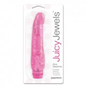 Dildo Vibrador 16 cm Largo x 3.6 cm Ancho JUICY JEWELS PINK SAPPHIRE JUIC182