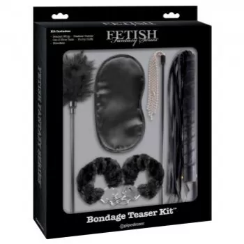 KIT FETISH FANTASY LE BONDAGE TEASER BLACK KIT 9434
