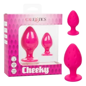 Kit de Dos Plug Anal de Silicón Rosa Cheeky Modelo KIT 9667