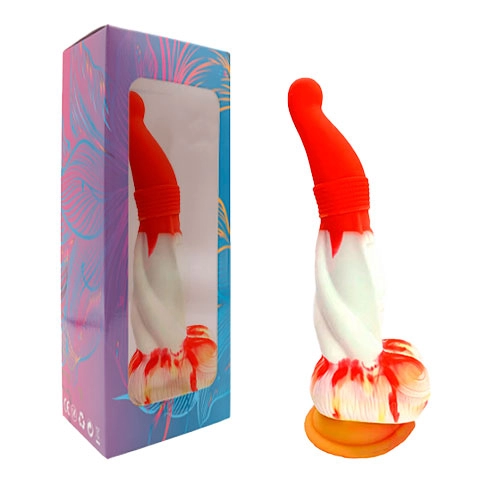 Dildo Mutante de Silicón Flexible 22.9 cm Largo x 5 cm Ancho LITTLE RED RIDING HOOD # 2 LITT163
