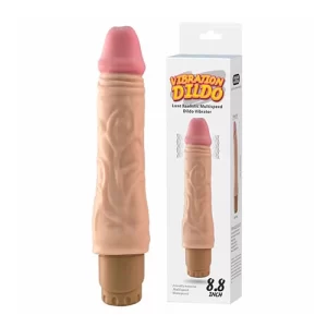 Dildo Vibrador de 22 cm Largo x 5 cm Ancho - 9 Pulgadas Luxe Realistic Vibrator LUXE31