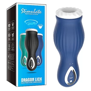Masajeador para el Pene Dragon Lick Suction & Vib Masturbador MASA9244