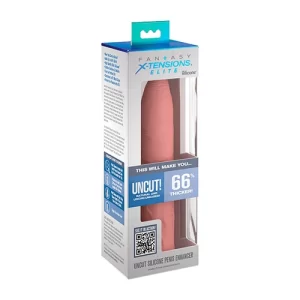 Uncut 7" Extension Sleeve Light Extencion Realista para el Pene PD419011
