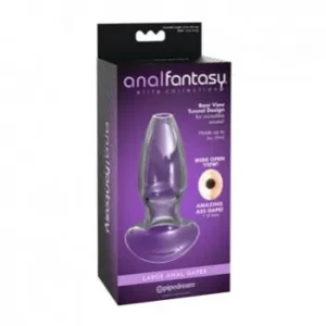 Plug Anal Hueco Transparente Grande - Large Anal Gaper PLUG9910