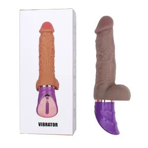 Dildo Vibrador 23.5 cm Largo x 4 cm Ancho ROTATING VIBRATOR ROTA31