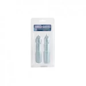 Fundas Texturizadas Color Trasparente de 12.7 cm Largo x 3.1 cm Ancho - SENSO SLEEVES CLEAR SENS9719