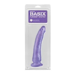 Dildo de 17 cm Largo x 3.8 cm Ancho - 7 Pulgadas Slim Seven Silicon SLIM103