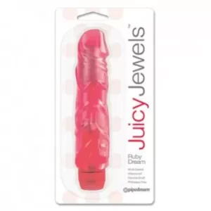 Dildo Vibrador JUICY JEWELS RUBY DREAM 15 cm Largo x 3.3 cm Ancho