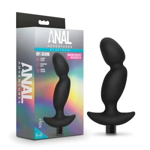 Vibrador Prostatico Silicone Vibrating Prostate Massager 04 Black para Hombre VIBR9234