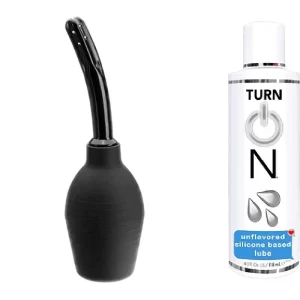 WET TURN ON UNFLAVORED SILICONE LUBE 4 OZ y Ducha Anal WET 9989