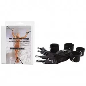 Esposas de Vinil Bondage BDSM para Tobillos y Manos para Amarre a la Cama- Juegos Sado de Dominación - 00629311