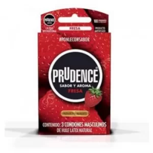 3PACK PRUDENCE FRESA SABOR COLOR y AROM 3PAC9028
