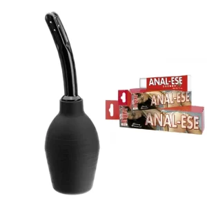 ANAL-ESE CREAM 1.5 OZ y Ducha Anal G004 ANAL9201