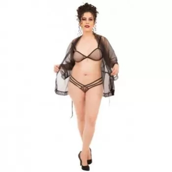 Baby Doll Sexy Bata de Novia para Mujer BABY9990