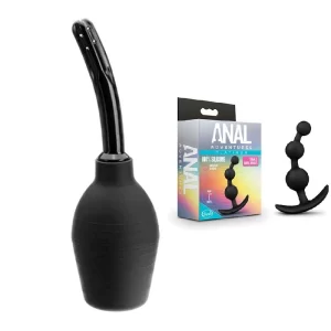 Small Anal Beads Black y Ducha Anal G004 BL-19888