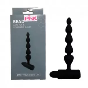 Bolas Anales de Silicón con Vibrador Tipo Plug aixiASIA0129 BEAD ANAL TOY & REMOVABLE BULLET BOLA9496